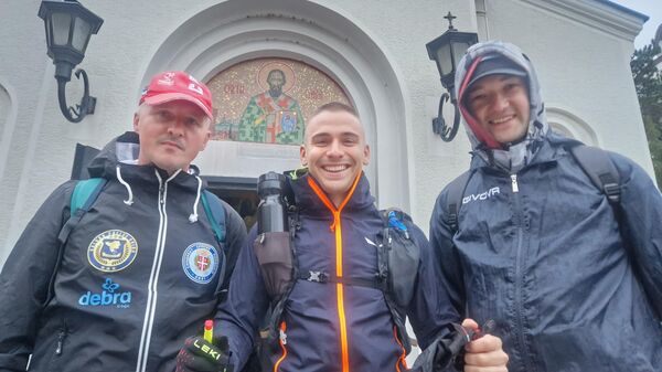 Марко Маринковић, Стахиња Бјелић и Владимир Пенезић - Sputnik Србија