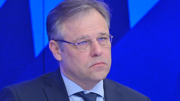 Specijalni izaslanik ruskog Ministarstva spoljnih poslova za zločine kijevskog režima Rodion Mirošnik.  - Sputnik Srbija