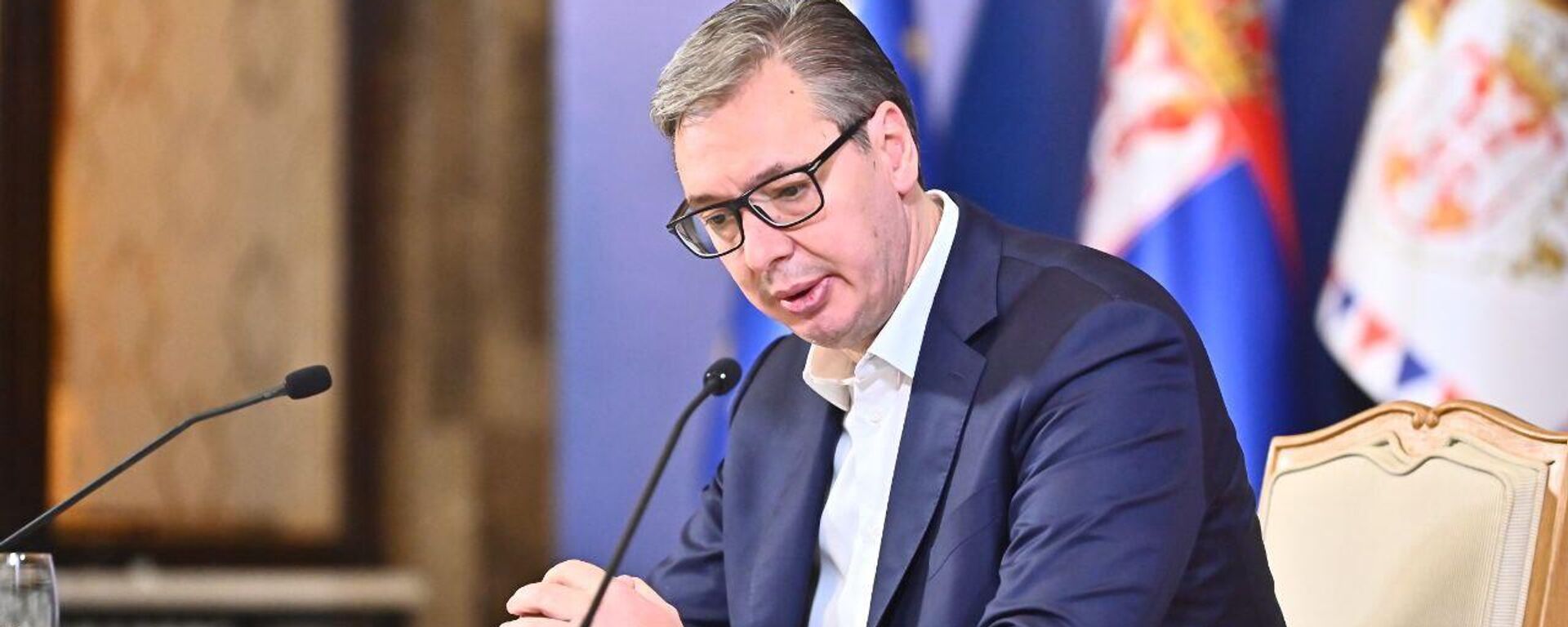 Predsednik Srbije Aleksandar Vučić - Sputnik Srbija, 1920, 09.10.2025