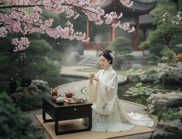 Принцеза Кагуја (Прича о старцу Такеторију), мистериозна лепотица која је дошла са Месеца. Поводом празника Ханами Јапанци се окупљају у парковима, баштама и на обалама река како би провели време испод расцветалих трешања. - Sputnik Србија