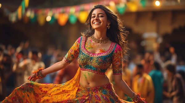 Хероина Сита из Рамајане -  оличење верности, врлине и лепоте. Холи је индијски фестивал боја, који означава победу добра над злом. - Sputnik Србија