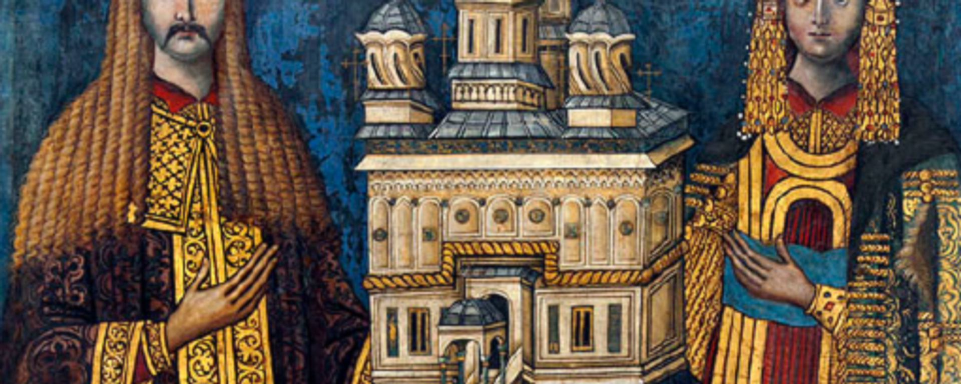 Детаљ ктиторске фреске Њагоја Басара и Деспине Милице са децом - Sputnik Србија, 1920, 11.10.2025