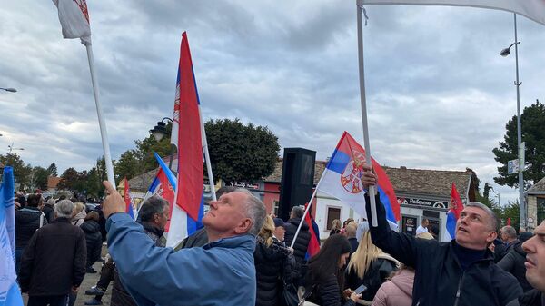 Скуп против блокада Сремска Каменица - Sputnik Србија