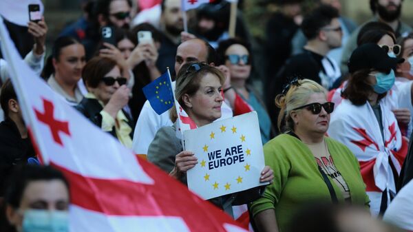 Protesti u Tbilisiju - Sputnik Srbija