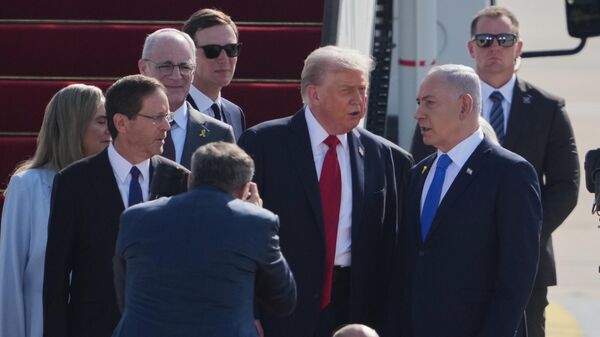 Donald Tramp i Benjamin Netanijahu - Sputnik Srbija