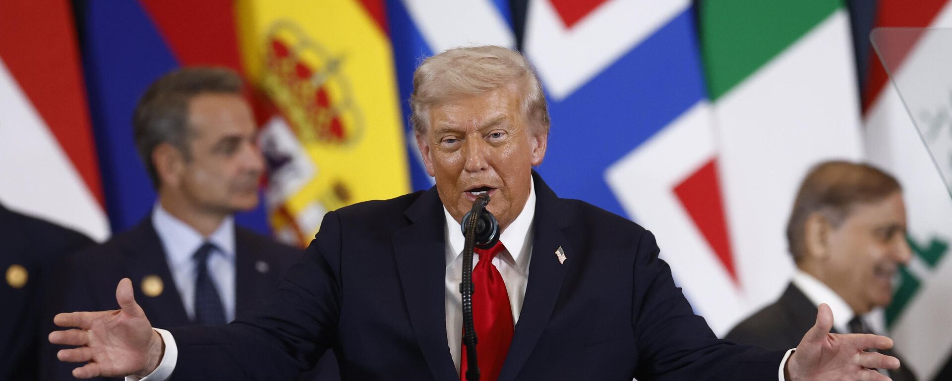 Donald Tramp - Sputnik Srbija, 1920, 13.10.2025