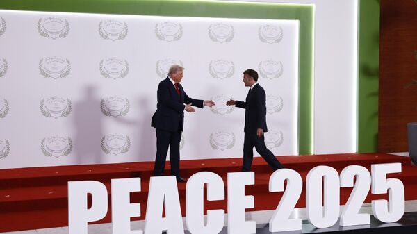 Tramp i Makron u Šarm el Šeiku - Sputnik Srbija