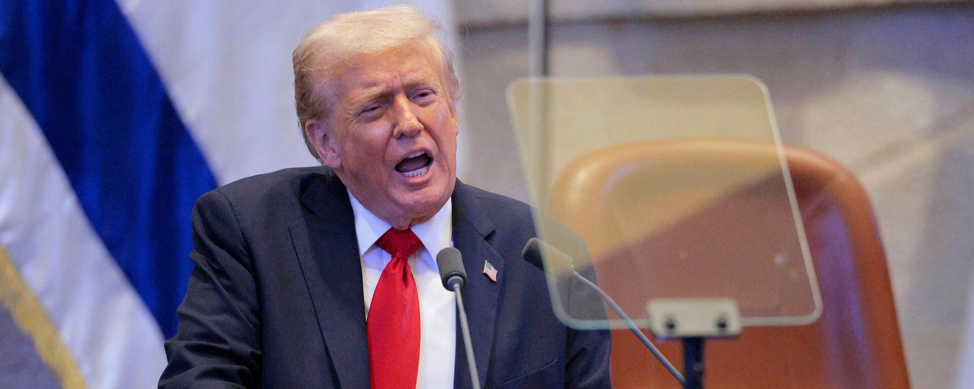 Prezident SŠA Donalьd Tramp vo vremя vыstupleniя v Knessete v Ierusalime, Izrailь - Sputnik Srbija, 1920, 20.10.2025