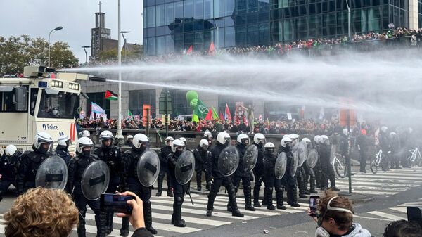 Brisel, protest - Sputnik Srbija