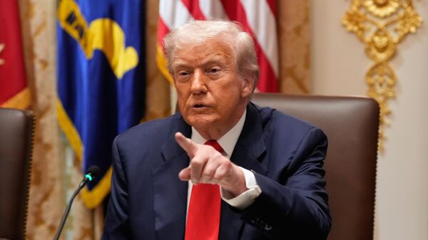 Američki predsednik Donald Tramp - Sputnik Srbija