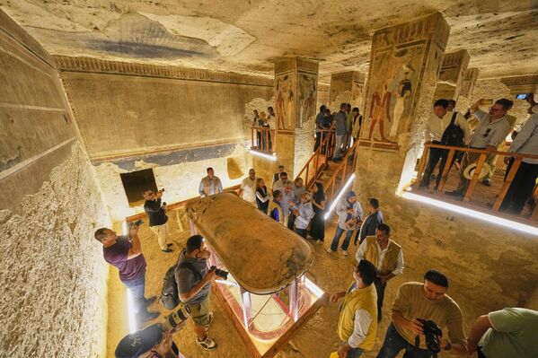 Ова импозантна гробница, која се налази у Долини краљева у близини Луксора, једно је од најзначајнијих археолошких налазишта из периода Новог краљевства, око 14. века пре нове ере. - Sputnik Србија