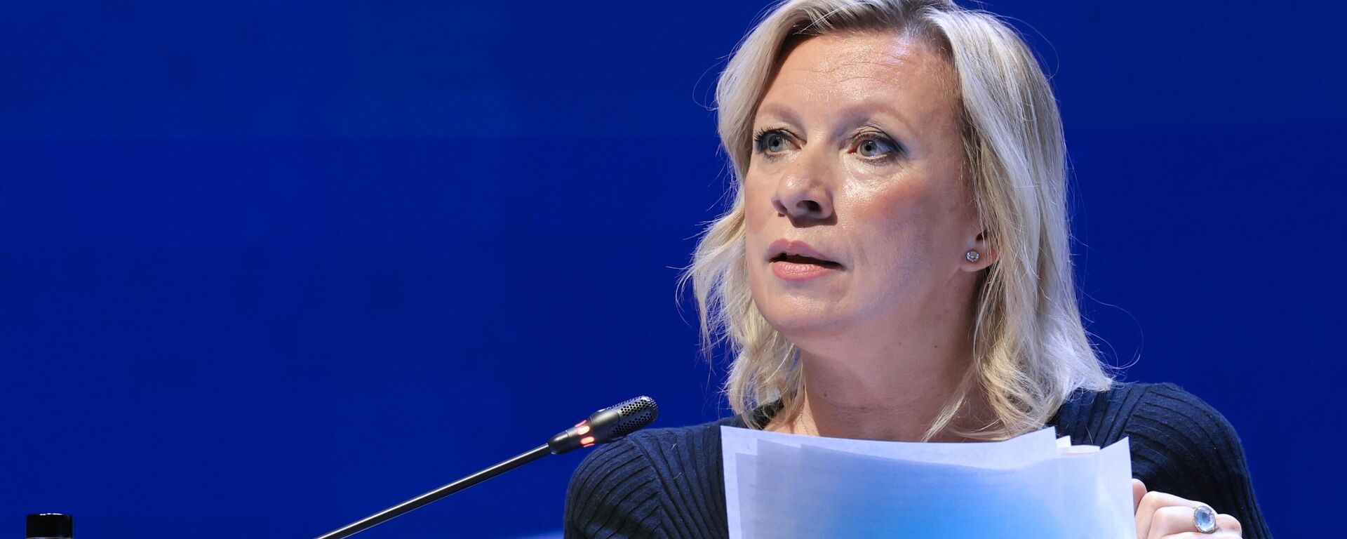 Portparol Ministarstva spoljnih poslova Marija Zaharova - Sputnik Srbija, 1920, 01.11.2025