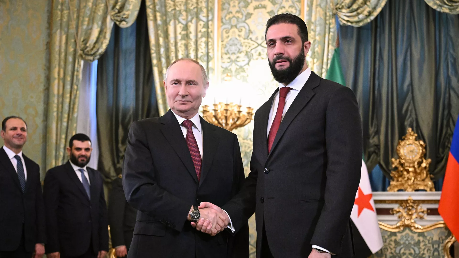 Vladimir Putin i Ahmed el Šara