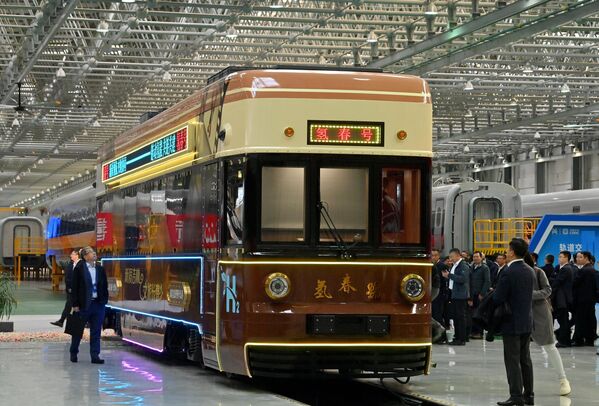 Први кинески воз водонични погон у Чангчуну, провинцији Ђилин - Sputnik Србија