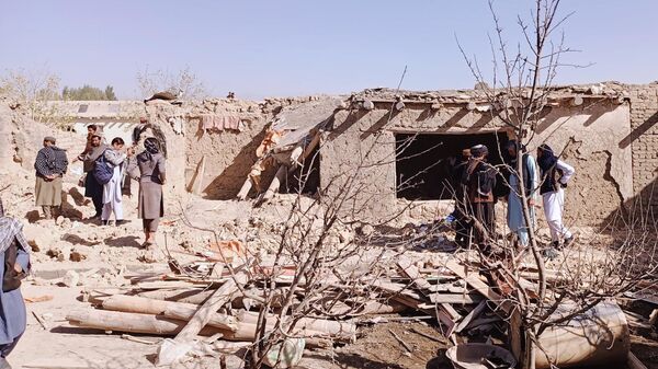 Ruševine u avganistanskoj provinciji Paktika posle udara pakistanske vojske. - Sputnik Srbija