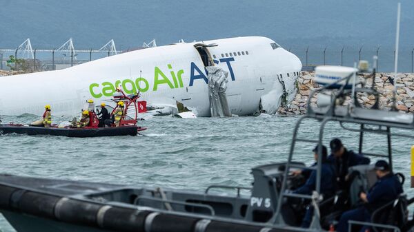 Боинг 747 завршио мору у Хонгконгу - Sputnik Србија