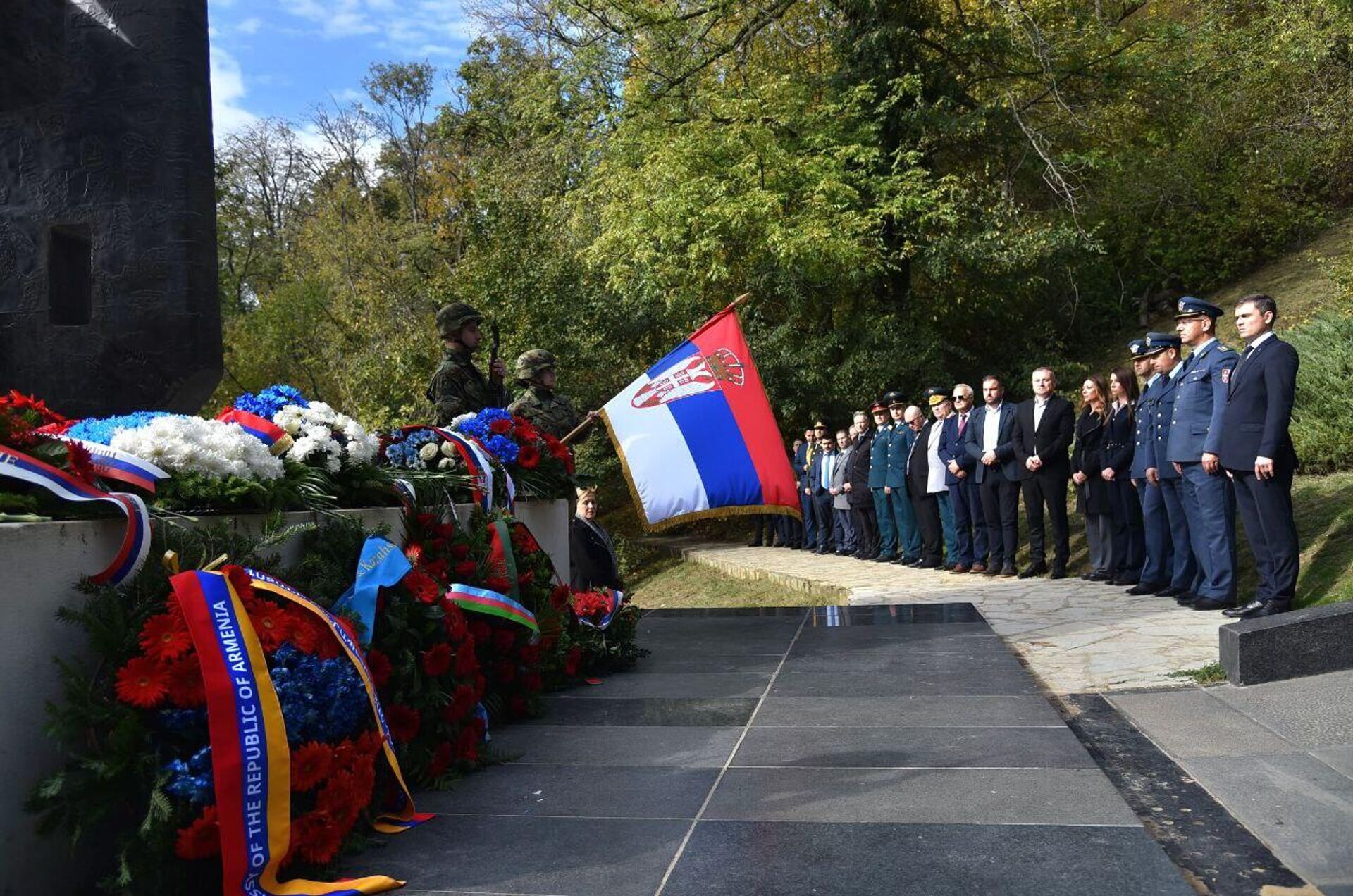 Обележавање годишњице ослобођења Београда у Другом светском рату Обележавање годишњице ослобођења Београда у Другом светском рату - Sputnik Србија, 1920, 20.10.2025