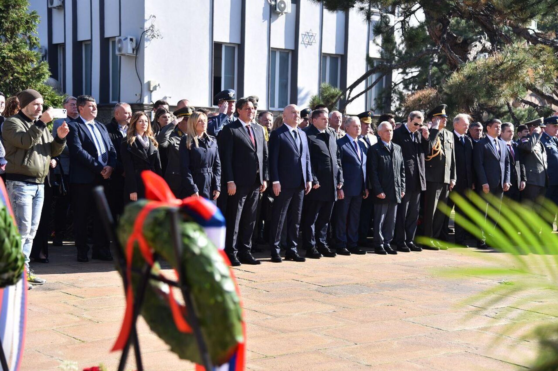 Обележавање годишњице ослобођења Београда у Другом светском рату Обележавање годишњице ослобођења Београда у Другом светском рату - Sputnik Србија, 1920, 20.10.2025