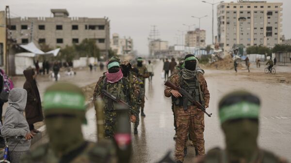 Pripadnici Hamasa - Sputnik Srbija