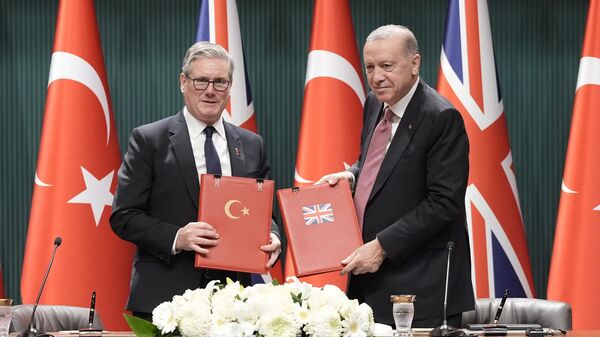 Turska kupila 20 vojnih aviona Jurofajter Tajfun od Velike Britanije - Sputnik Srbija