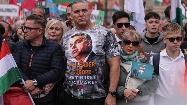 Provladin skup u Budimpešti - Sputnik Srbija