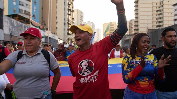 Provladini protesti u Karakasu, Venecuela - Sputnik Srbija