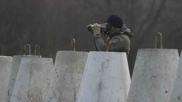 Poljski vojnik na granici Poljske i Rusije - Sputnik Srbija