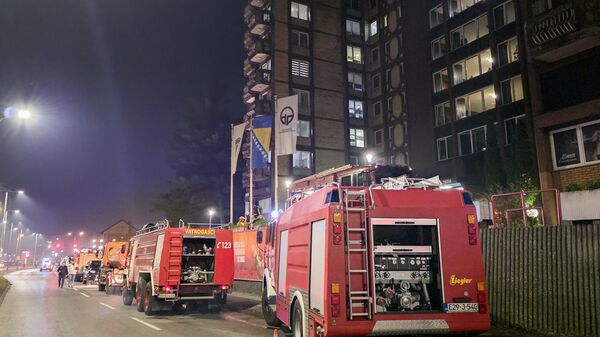 Požar u Domu penzionera u Tuzli  - Sputnik Srbija