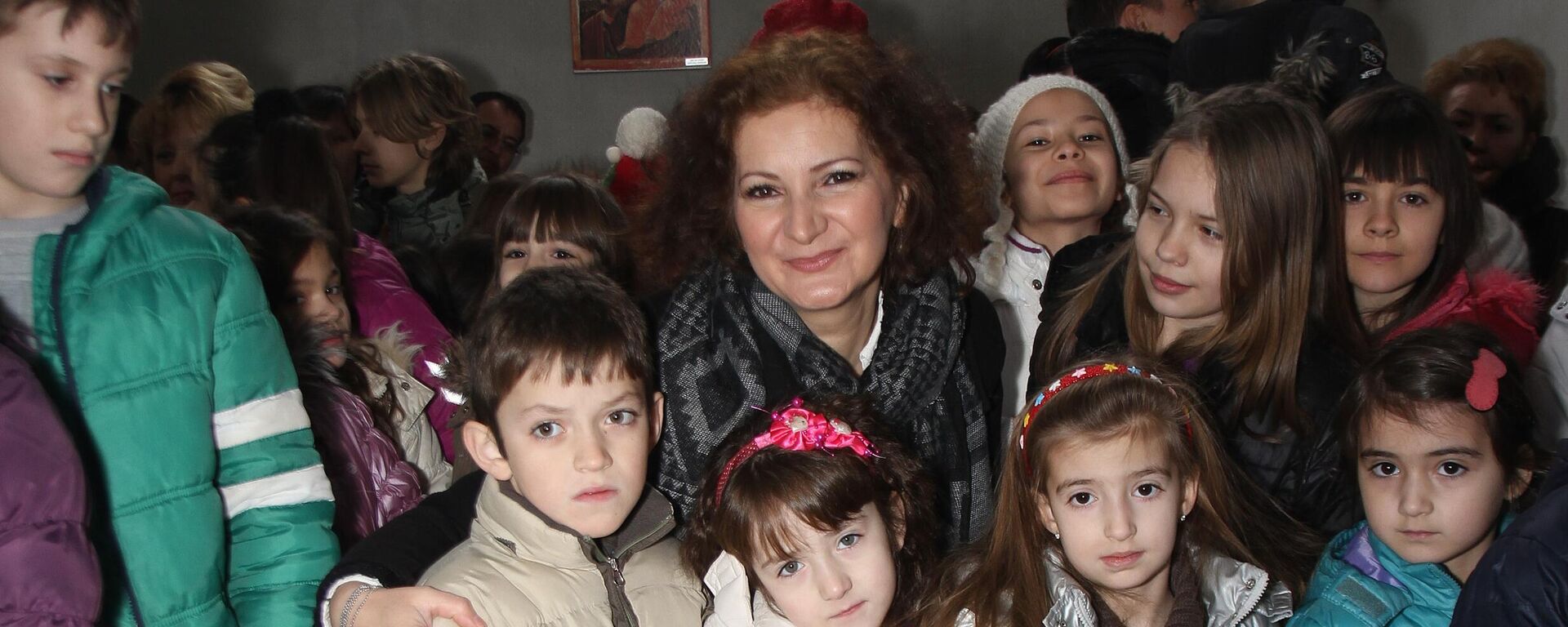 Јелена Лалић Груловић са својим ученицима у Новом Саду - Sputnik Србија, 1920, 09.11.2025