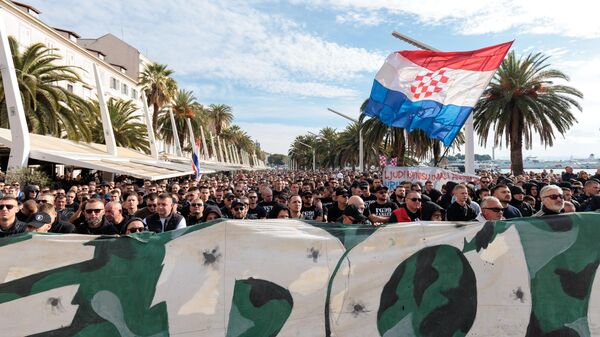 Protest Torcide u Splitu - Sputnik Srbija
