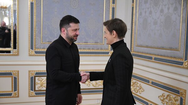 Ana Brnabić i Vladimir Zelenski - Sputnik Srbija