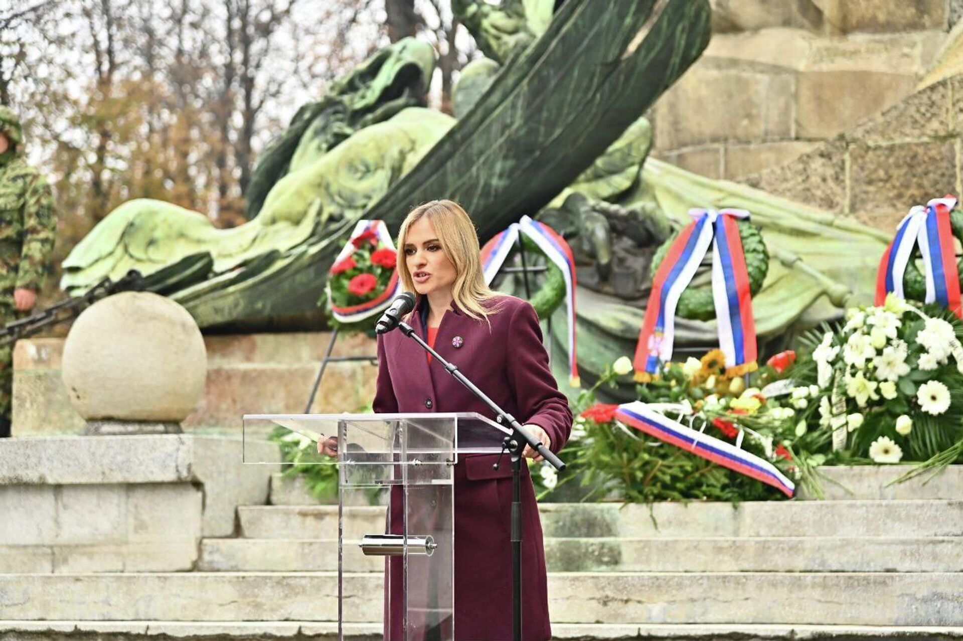 Министар за рад запошљавање борачка и социјална питања Милица Ђурђевић Стаменковски - Sputnik Србија, 1920, 11.11.2025