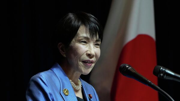 Сенае Такаичи, премијер Јапана - Sputnik Србија