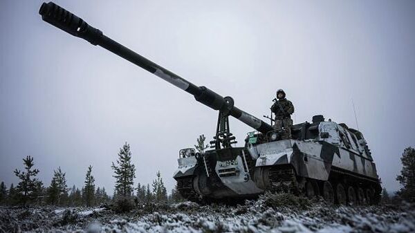 Finski vojnik na vojnim vežbama - Sputnik Srbija