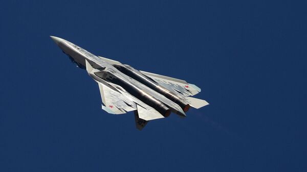 Ruski lovac Su-57 - Sputnik Srbija