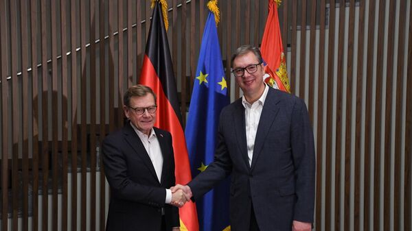 Johan Vadeful i Aleksandar Vučić  - Sputnik Srbija