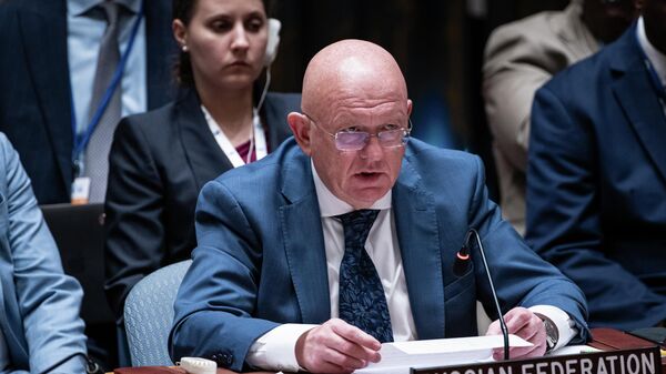 Stalni predstavnik Rusije pri UN Vasilij Nebenzja - Sputnik Srbija
