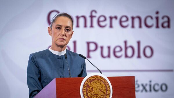 Predsednica Meksika Klaudija Šejnbaum  - Sputnik Srbija