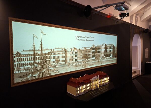 Maketa Zimskog dvorca u Sankt Peterburgu koji je bio službena rezidencija ruskih imperatora od 1732. do 1917. godine. - Sputnik Srbija