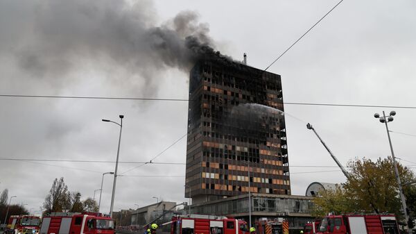 Novinska kuća Vijesnik požar - Sputnik Srbija