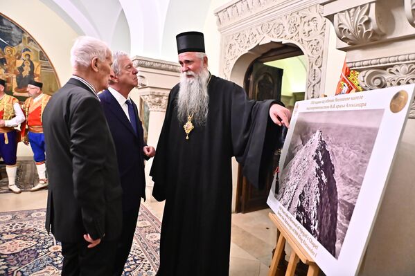 Povodom stogodišnjice obnove Njegoševe kapele na vrhu Lovćena u Kraljevskom dvoru u Beogradu priređena je izložba „Sto godina od obnove Njegoševe kapele“ - Sputnik Srbija