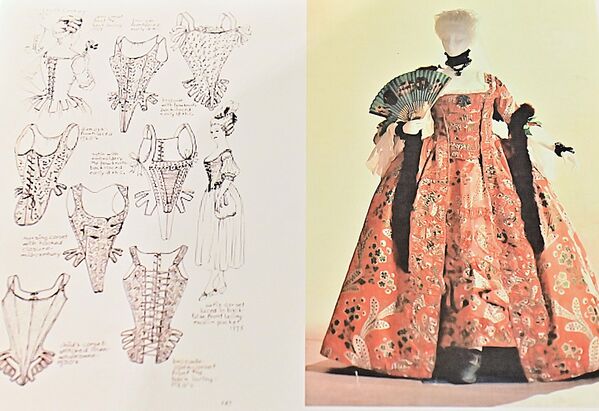 Osnovu svake haljine činio je korset (koji je isticao tanak struk) i široka suknja. Zavisno od vremena širina suknje (tj kukova) se menjala, ali je ideja ostala ista- preko umetaka od vrbovog pruća ili slonove kosti bi se zategla tkanina, platno koje nije bilo preteško, ali je sasvim sigurno da su dame imale pomoć pri oblačenju  i svlačenju - Sputnik Srbija