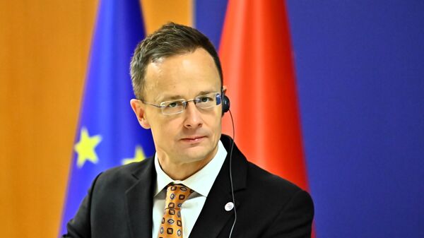 Ministar spoljnih poslova Mađarske Peter Sijarto - Sputnik Srbija