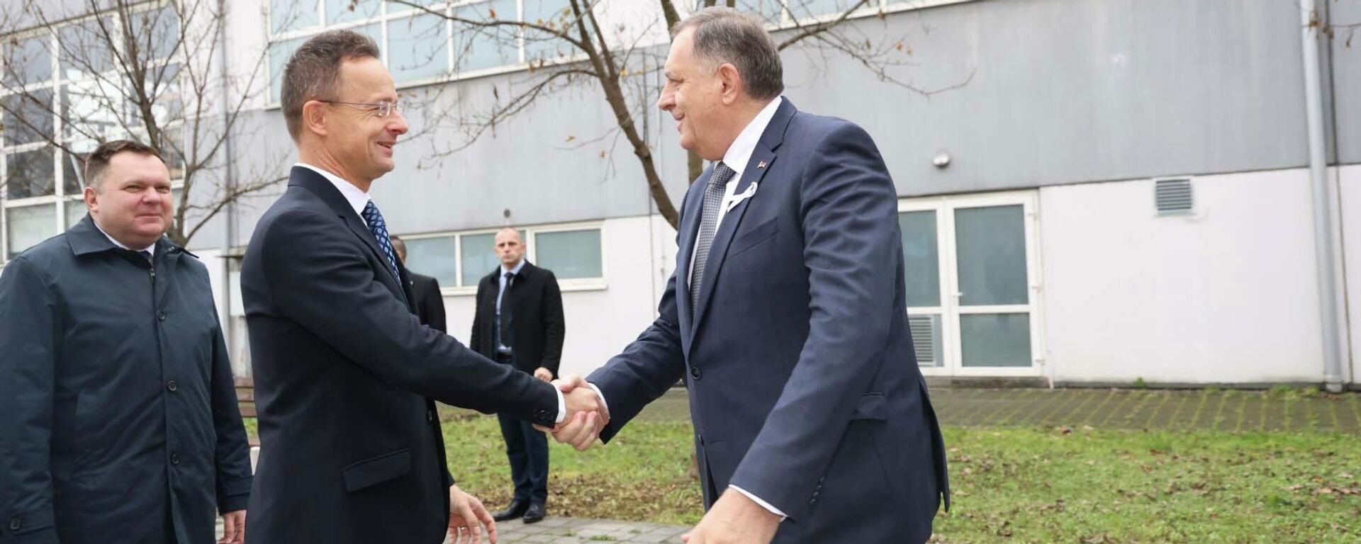 Peter Sijarto i Milorad Dodik u Banjaluci. - Sputnik Srbija, 1920, 27.11.2025