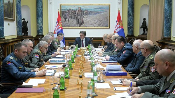 Sednica Kolegijuma ministra odbrane - Sputnik Srbija