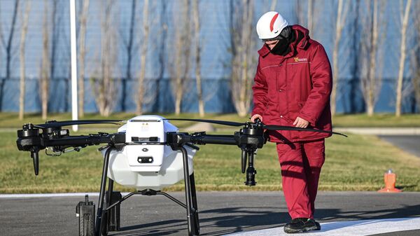 Испытание БПЛА на территории научно-производственного центра (НПЦ) Беспилотные авиационные системы в Тольятти - Sputnik Србија