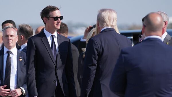 Џаред Кушнер, Доналд Трам и Иванка Трамп - Sputnik Србија