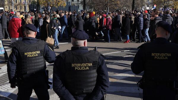 Antifašistički skup u Hrvatskoj. - Sputnik Srbija