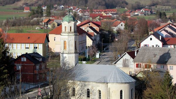 pravoslavna crkva snimljena u jednom selu u Hrvatskoj - Sputnik Srbija