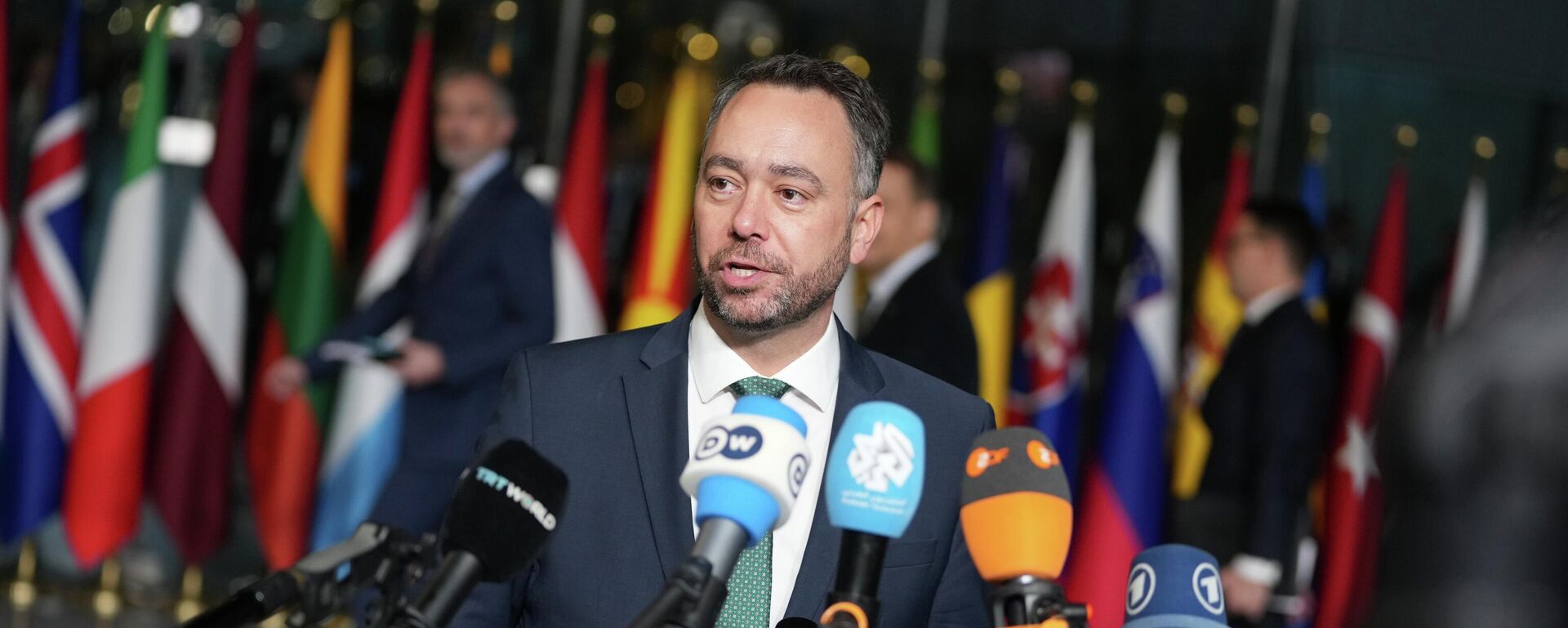 Белгијски министар спољних послова Максим Прево  - Sputnik Србија, 1920, 03.12.2025